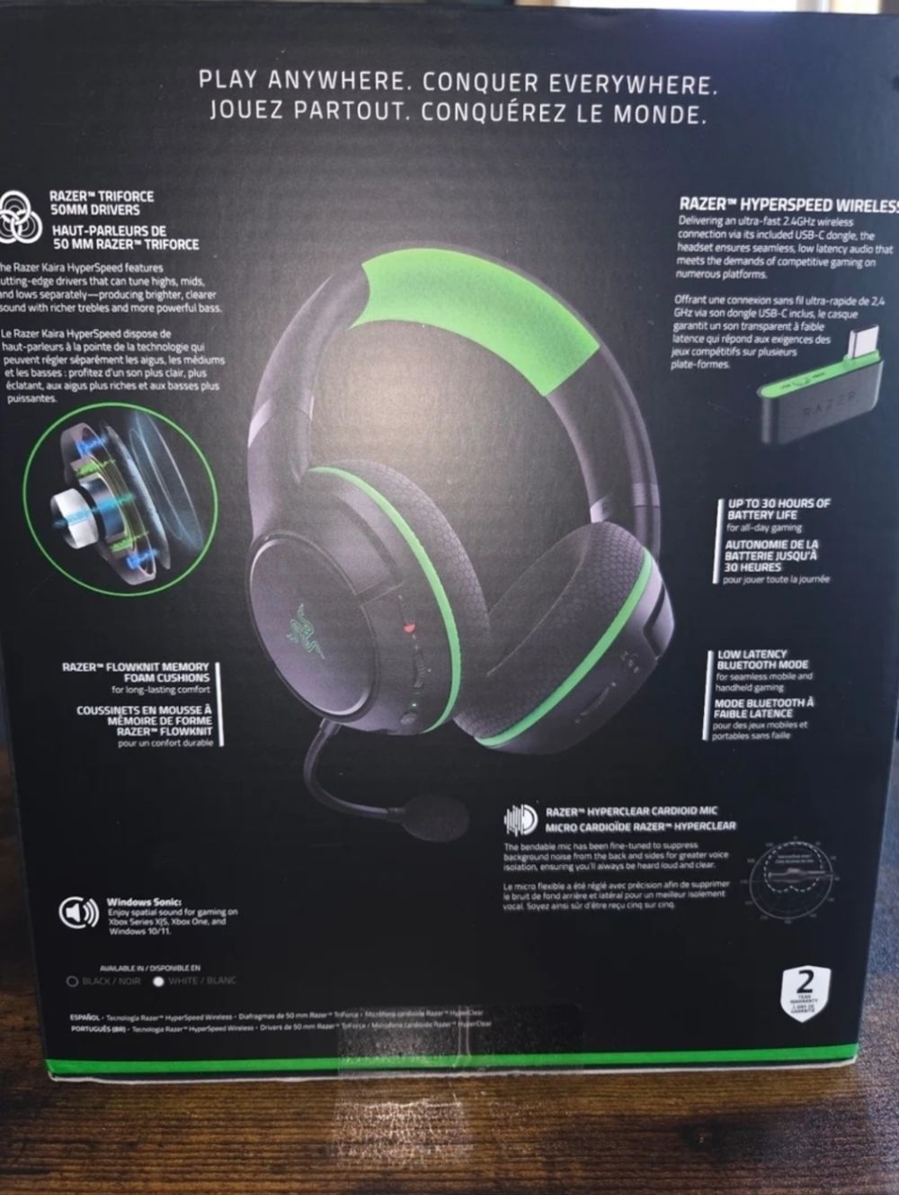 Razar Kaira Hyperspeed wireless gaming headset - Picture 4 of 10